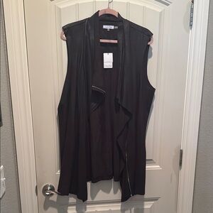 Calvin Klein Black Waterfall Vest